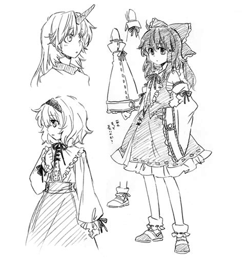 Hakurei Reimu Alice Margatroid And Hoshiguma Yuugi Touhou Drawn By