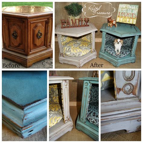 Anyone Have An End Table Like This Rusted Treasure Diy End Table