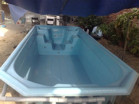 Blue Outdoor Prefabricated Fiberglass Swimming Pool For Hotels Resorts Rs Unit Id