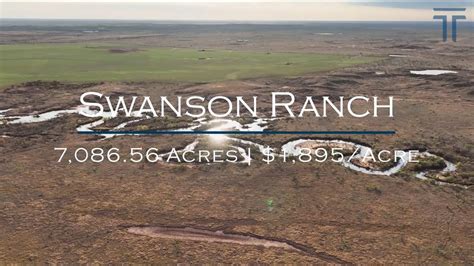 Swanson Ranch 708656 Wichita And Wilbarger Counties Youtube