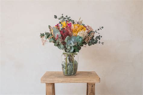 Jarrones Con Flores Preservadas Camomile Bouquet