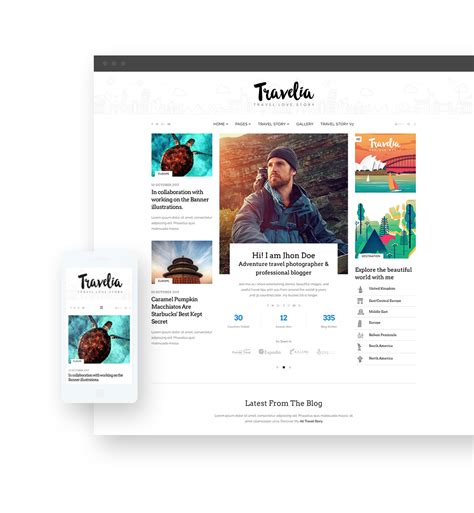 Travelia The Best Joomla Template For Travel Blogs And Tour Guides