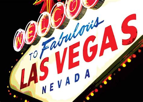 Las Vegas Sign Drawing Free Image Download