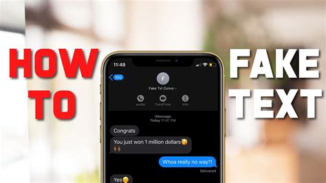 How To Make A Fake Text Conversation On Iphone Youtube