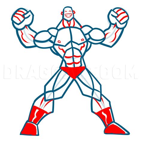 How To Draw Muscles Step By Step Drawing Guide By Kingtutorial
