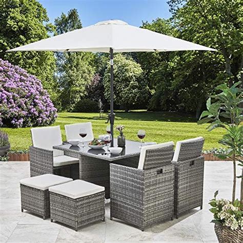 Get This Bella Life Rattan Cube Garden Furniture Set 8 Seater Outdoor