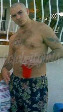 Pitbull Shirtless