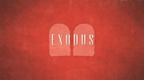 Exodus Overview Real World Theology