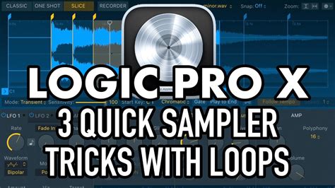 Maybe you would like to learn more about one of these? Logic Pro X - 3 Quick Sampler Tricks with Loops! (CUSTOM ...