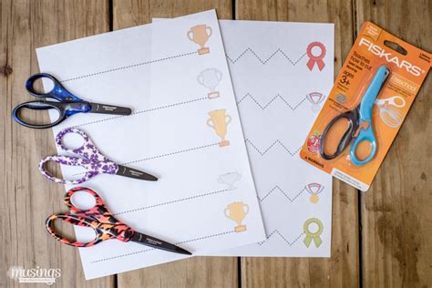 Is it safe to give one? Scissors Cutting Practice for Preschoolers - Living Well Mom