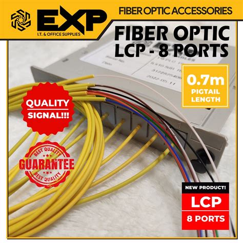 Fiber Optic Lcp 8 Ports Cassette Type Shopee Philippines