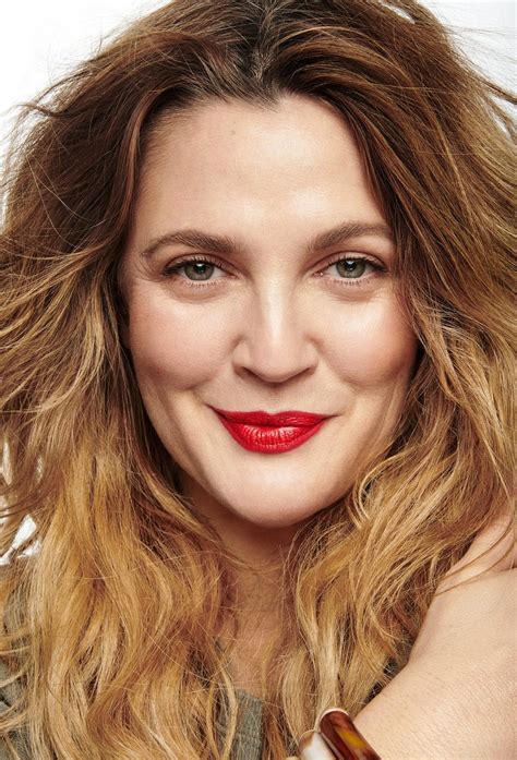 Drew Barrymore New Beauty Magazine Cover Flower Beauty Editorial April