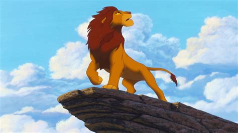 Lion King Simba On Pride Rock