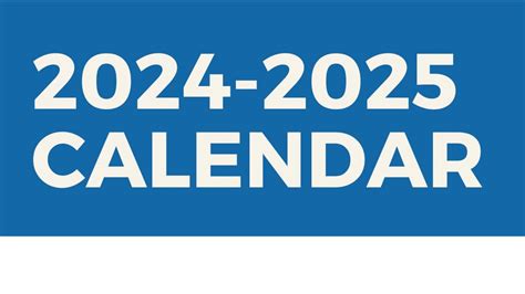 The 2024 2025 Calendar