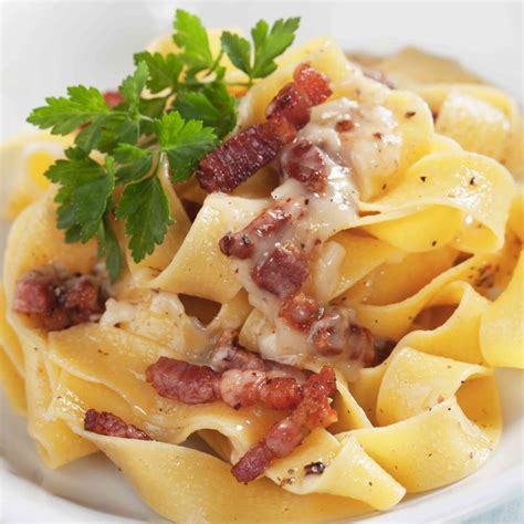 Tagliatelle With Carbonara Sauce Recipe Pasta Com