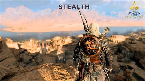 Assassins Creed Origins Gameplay Stealth Kills In Limestone Quarry