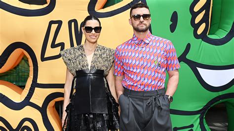Jessica Biel And Justin Timberlake Turn Heads At Louis Vuitton Show E