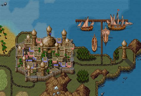 Xp This Is The Best World Map Tileset Ever Cool World Map Rpg Maker