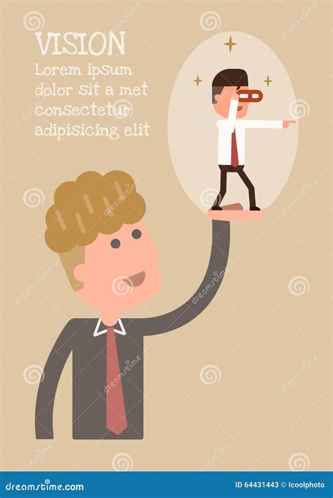 Vision Stock Vector Illustration Of Career Forecasting 64431443