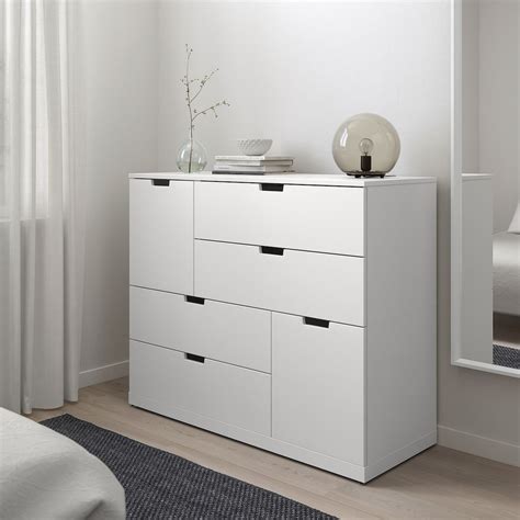 Nordli 6 Drawer Dresser White Ikea In 2020 Dresser Drawers 6