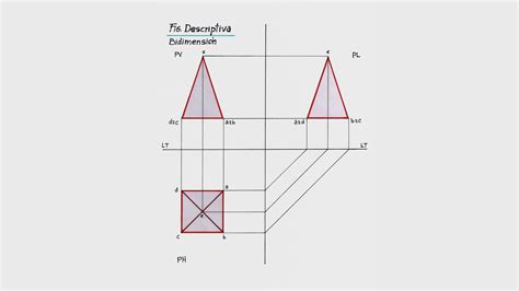 03 Proyección Ortogonal Figura Descriptiva Bidimensión Piramide