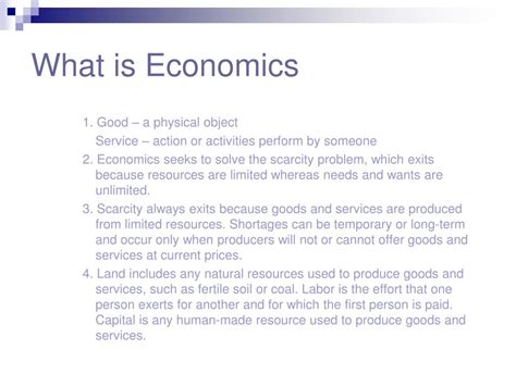 Ppt What Is Economics Powerpoint Presentation Free Download Id1022573
