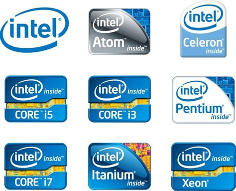 Intel Chip Logos Free Vector Download Freeimages