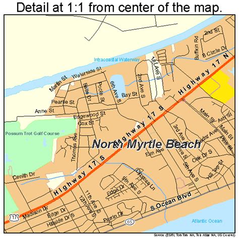 32 Map Of North Myrtle Beach Sc Maps Database Source