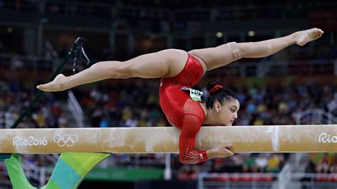 Pin By Mikemae On Balance Beam With Images Laurie Hernandez Gymnastics