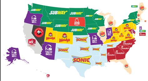 As A Response To The Last Fast Food Map On This Sub These Are The
