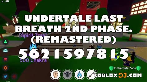 2996427130 (click the button next to the code to copy it) Undertale Last Breath 2nd phase. (Remastered) Roblox ID ...