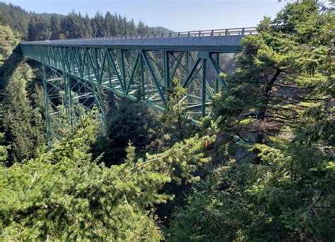 At 345 Feet The Thomas Creek Bridge Is The Highest In Oregon