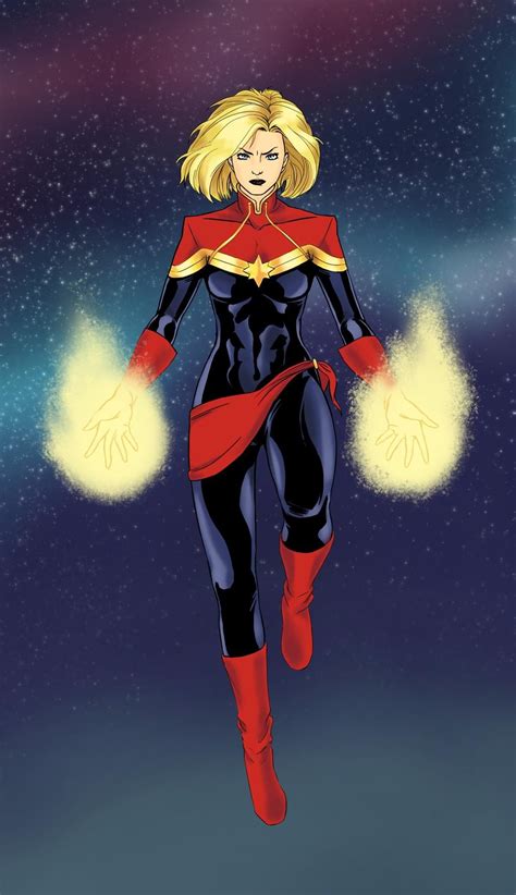 Captain Marvel By Mistery12 On Deviantart Captain Marvel Marvel