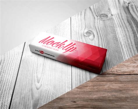 Chewing Gum Psd Mockup Template Download Free Designhooks
