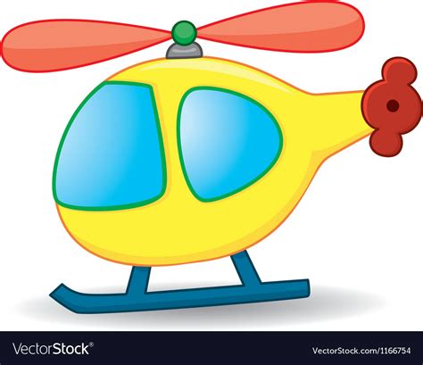 Cartoons Helicopter Royalty Free Vector Image Vectorstock