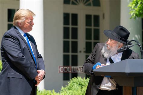 Trump Rabbi Goldstein In Oval Office