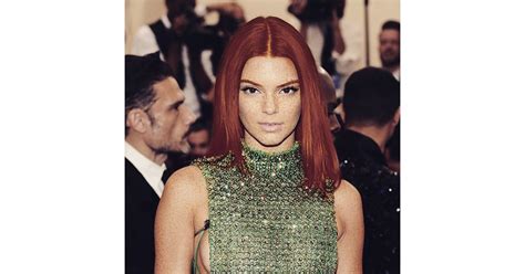 Kendall Jenner Celebrities As Redheads Instagram Photos Popsugar