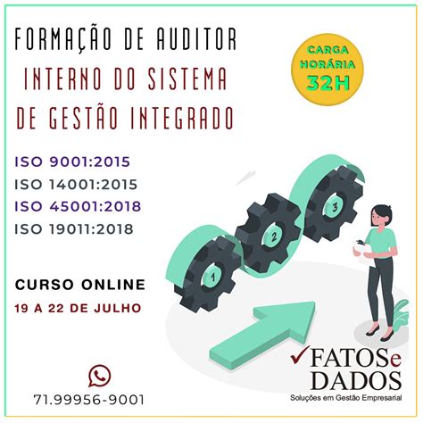 Curso Auditor Interno Do Sistema De Gestão Integrado Fatos E Dados