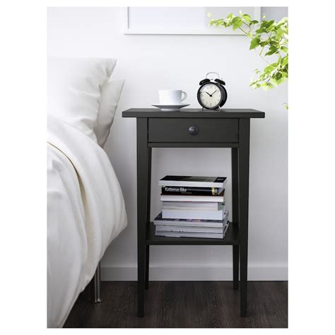 Hemnes Nightstand Black Brown 1818x1334 Ikea