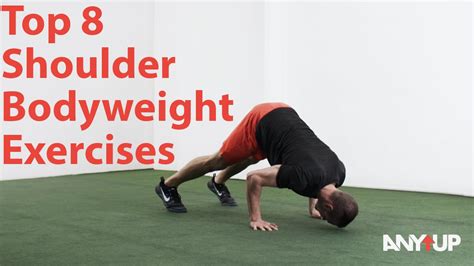 Top 8 Shoulder Bodyweight Exercises Youtube