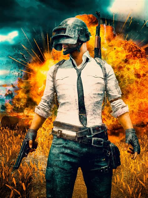 Pubg Mobile Hd Wallpapers Download Pubg Helmet Guy Waiting For Enemy 4k