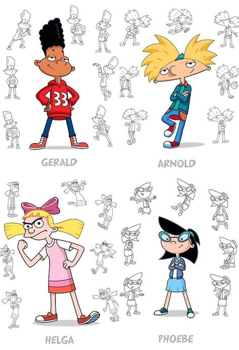 Nickelodeon Reveals New Hey Arnold Character Designs