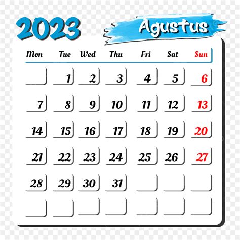 Calender Bulan Agustus Png Agustus Augusto 2023 Calendário Imagem Png E Psd Para Download
