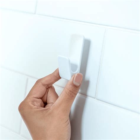 Velcro Brand Hangables Small Removable Adhesive Wall Hooks White 2