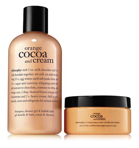 philosophy orange cocoa and cream duo purity made simple philosophy beauty makeup skin care