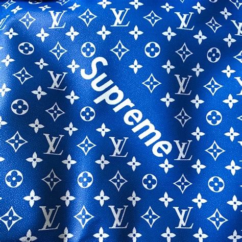 Maybe you would like to learn more about one of these? supreme wallpaper: Blue Supreme Louis Vuitton Background