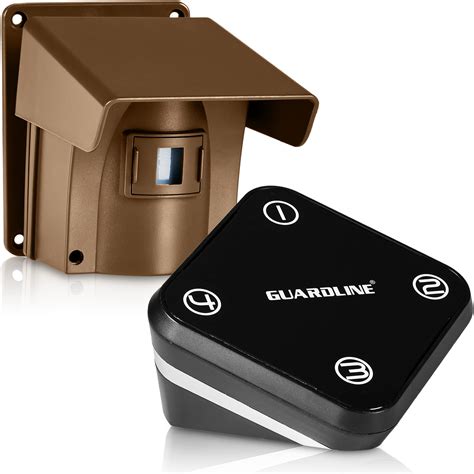 Guardline Smart Home Security Systems Weatherproof Wireless Driveway