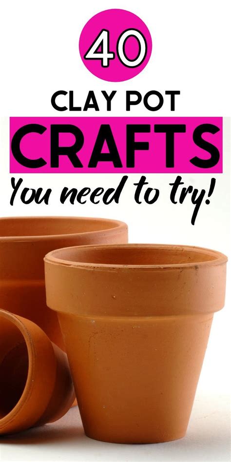 Over 40 Clay Pot Crafts In 2021 Clay Pot Crafts Clay Pots Terra