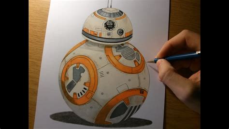 Drawing Bb8 From Star Wars The Force Awakens Youtube