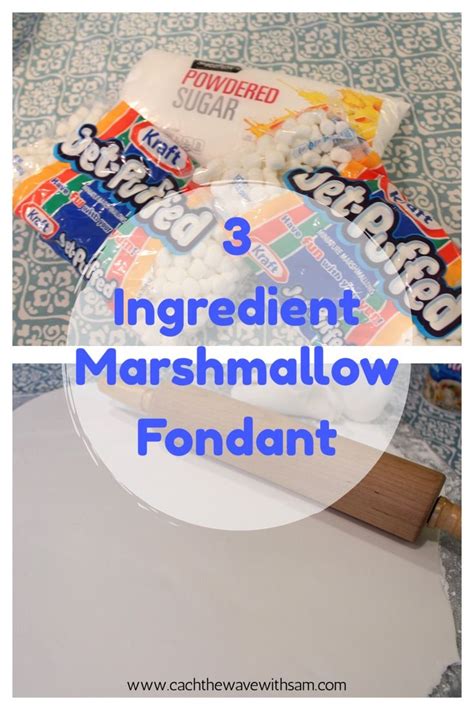 3 Ingredient Marshmallow Fondant Fondant Recipe Marshmallow Fondant Recipes With Marshmallows